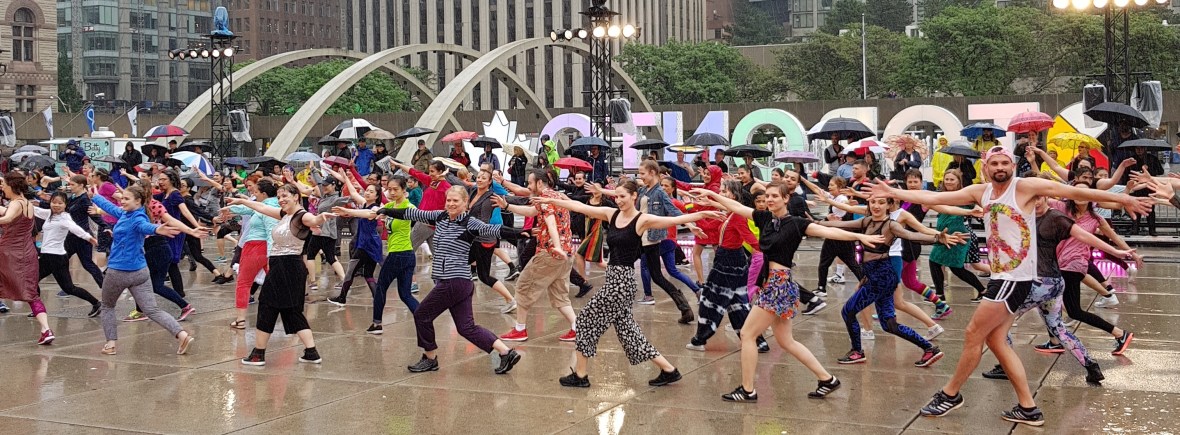 Le Grand Continental; a contemporary line-dancing project with community members